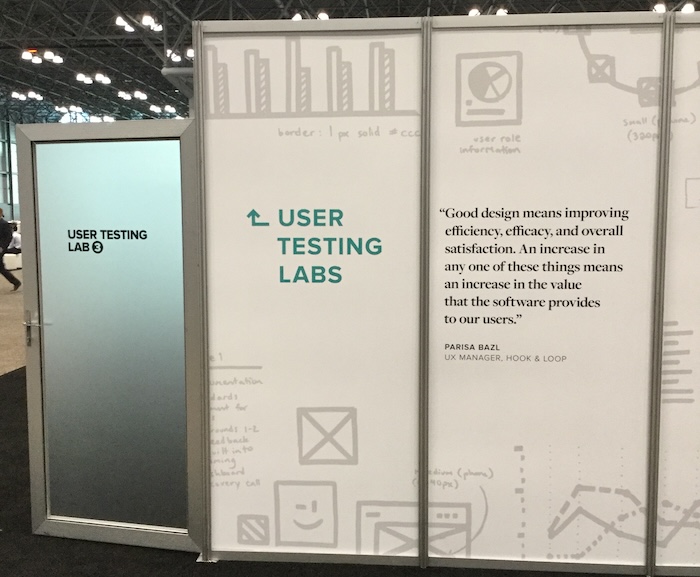 Entrance to testing room